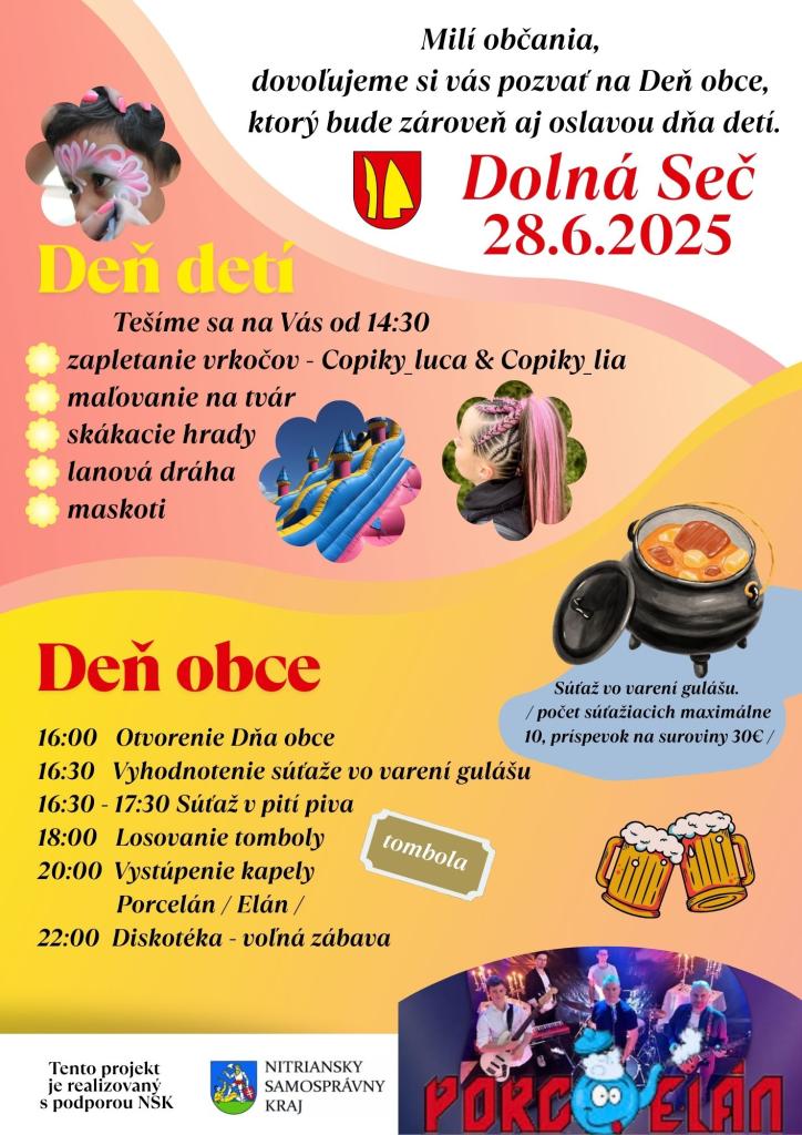 Deň obce, Deň detí 